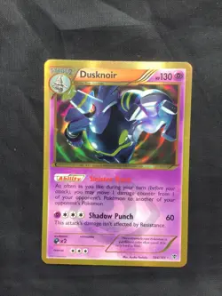 Pokemon Cards: Plasma Blast Secret Rare: Dusknoir 104/101 - Image 1