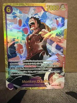 One Piece Card Game Monkey.D.Luffy Reprint EB02-061 SEC English prb 02 full art - Image 1