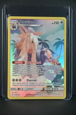 Stoutland Secret 248/236 Cosmic Eclipse 2019 Secret Rare Pokemon TCG Card - NM - Image 3