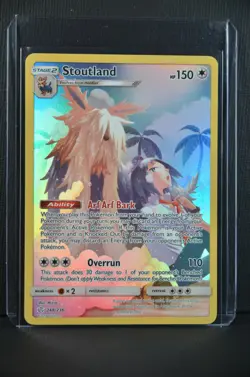 Stoutland Secret 248/236 Cosmic Eclipse 2019 Secret Rare Pokemon TCG Card - NM - Image 4