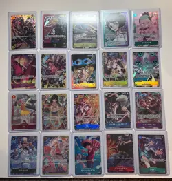 One Piece Rare Card lot - Japanese alt art holos - near mint - Image 1