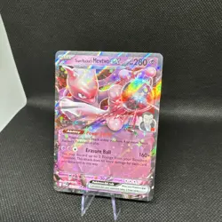 Pokemon TCG Destined Rivals Team Rocket's Mewtwo EX Card 081/182 Pack Fresh - Image 2