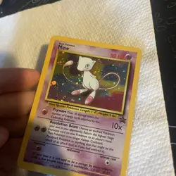RARE Mew Promo Star Pokemon Card 1995 #151 - SHINY/HOLO - Image 1