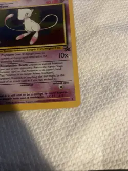 RARE Mew Promo Star Pokemon Card 1995 #151 - SHINY/HOLO - Image 4