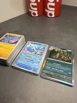 Pokemon TCG Prismatic Evolutions 100+ card Bundle!! - 10 holo / 17 reverse 🔥 - Image 1