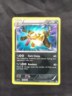 Pokemon Cards: Dragons Exalted Secret Rare: Krookodile 127/124 - Image 1