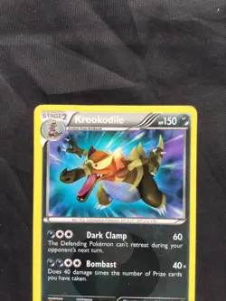 Pokemon Cards: Dragons Exalted Secret Rare: Krookodile 127/124 - Image 2