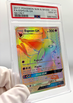 Pokemon Cards - PSA 10 Espeon GX 152/149 - Sun & Moon Secret - GEM MT - Image 3