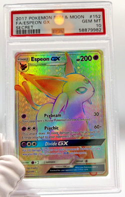 Pokemon Cards - PSA 10 Espeon GX 152/149 - Sun & Moon Secret - GEM MT - Image 4