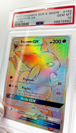 Pokemon Cards - PSA 10 Espeon GX 152/149 - Sun & Moon Secret - GEM MT - Image 5