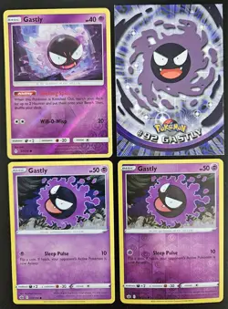 Gastly Lot Pokemon Cards Collection Set TCG Topps 8 Cards - Image 2