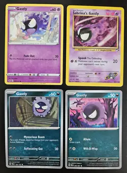 Gastly Lot Pokemon Cards Collection Set TCG Topps 8 Cards - Image 4