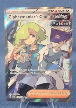 Ciphermaniac's Codebreaking 198/162 Temporal Forces Holo Pokemon TCG Card - Image 1
