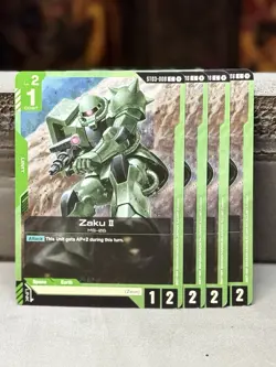 Gundam Card Game Zaku II ST03-008 Regular Common English Edition - Image 1