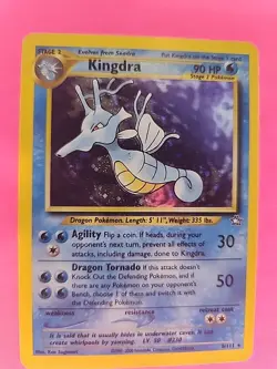 Kingdra Neo Genesis Holo Pokemon Card WOTC NM - Image 1