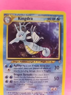 Kingdra Neo Genesis Holo Pokemon Card WOTC NM - Image 3