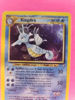 Kingdra Neo Genesis Holo Pokemon Card WOTC NM - Image 4