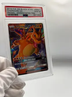 Pokemon Cards - PSA 10 Charizard GX SM211 - Hidden Fates Tins - PSA10 - GEM MT - Image 3