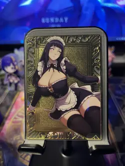 Goddess Story Metal Card Serialized Anime Waifu Random Serial # - Image 1