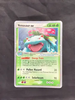 Pokemon Cards: EX FireRed and LeafGreen Rare Holo: Venusaur EX 112/112 - Image 1