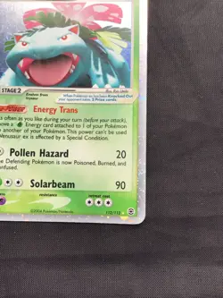 Pokemon Cards: EX FireRed and LeafGreen Rare Holo: Venusaur EX 112/112 - Image 5