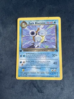 Pokemon Dark Blastoise 1st Edition Non-Holo Card 20/82 - Image 1