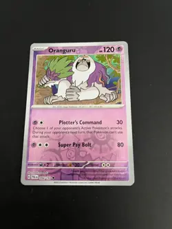 Pokemon TCG Oranguru 094/193 Paldea Evolved Reverse Holo Pokemon Card TCG - Image 1