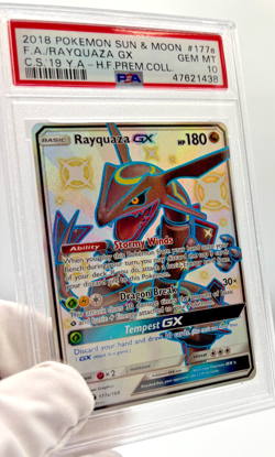 Pokemon Cards - PSA 10 Rayquaza GX 177a/168 - Hidden Fates FA - PSA10 - GEM MT - Image 3