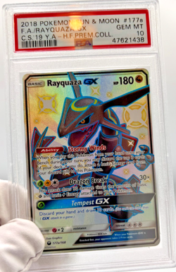 Pokemon Cards - PSA 10 Rayquaza GX 177a/168 - Hidden Fates FA - PSA10 - GEM MT - Image 4