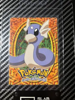 Dratini E10 of 12 - BLUE LOGO - NON-HOLO - SERIES 1 - TOPPS Pokemon Card - NM/LP - Image 1