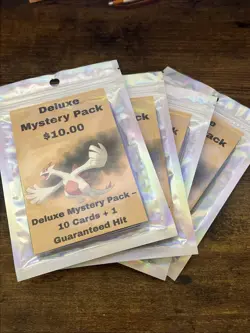 Pokemon Mystery Pack! 10 Cards + 1 Guaranteed Hit!￼ - Image 1