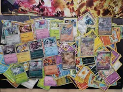 150+ POKEMON CARDS/TIN BUNDLE - 5 Ultra Rares & 10 Holos. 0 Energy's/0 Trainers. - Image 2
