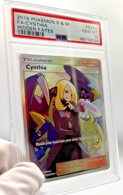 Pokemon Cards - PSA 10 Cynthia SV82/SV94 - Hidden Fates FA - PSA10 - GEM MT - Image 3