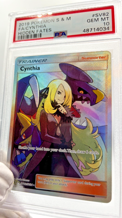 Pokemon Cards - PSA 10 Cynthia SV82/SV94 - Hidden Fates FA - PSA10 - GEM MT - Image 5