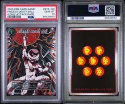 DRAGONBALL PSA 10 FRIEZA’S DEATH BALL BT9-130 ICONIC ATTACK RARE DBS CARD GAME - Image 3