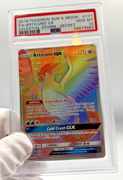 Pokemon Cards - PSA 10 Articuno GX 171/168 - Celestial Storm FA PSA10 - GEM MT - Image 4