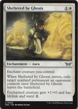 Sheltered by Ghosts U Duskmourn: House of Horror 30 - LP MTG - Image 1
