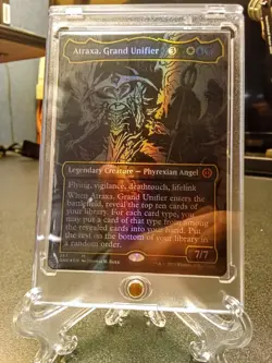 Atraxa, Grand Unifier (Oil Slick Raised Foil) Phyrexia: All Will Be One Foil MTG - Image 1