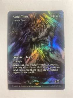 Astral Titan - Primeval Titan (Showcase) Final Fantasy: Through the Ages Foil - Image 1