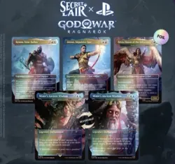Secret Lair x God of War: Norse Foil Edition PRESALE Playstation Superdrop MTG - Image 1