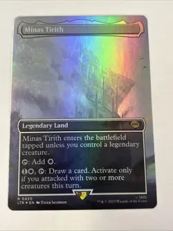 MTG: The Lord of the Rings: Minas Tirith Borderless Foil #0420 Rare - NM - Image 1