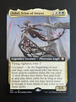 MTG Ixhel, Scion of Atraxa Extended Mythic 037 - NM - ONC - Image 1
