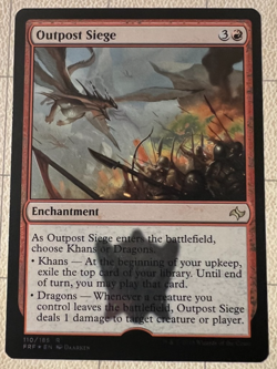 Foil Outpost Siege Fate Reforged Artist Proof Signed by Daarken - Image 1