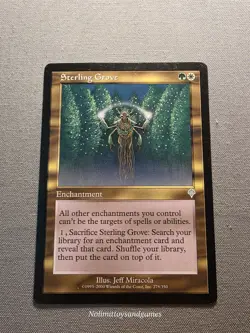 MTG Invasion Sterling Grove #278 Uncommon Magic the Gathering Free Shipping - Image 1