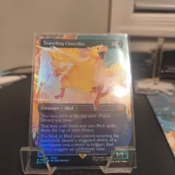 Traveling Chocobo (Borderless) Final Fantasy Foil - Image 1