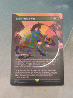 Life Finds a Way EMBLEM FOIL #31 | REX Jurassic World Collection | MTG - Image 1