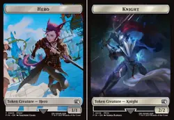 1x - HERO \ KNIGHT TOKEN (03/10) - Final Fantasy - NM MTG - Image 1