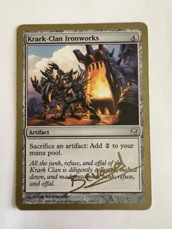 Mtg Krark-Clan Ironworks GOLD BORDERED World Champ Decks 2004 HP San Francisco - Image 1