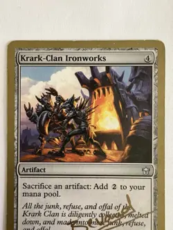 Mtg Krark-Clan Ironworks GOLD BORDERED World Champ Decks 2004 HP San Francisco - Image 2