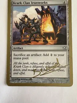 Mtg Krark-Clan Ironworks GOLD BORDERED World Champ Decks 2004 HP San Francisco - Image 3